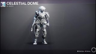 Destiny 2 Titan with Interlaced armor Ornaments and Celestial Dome Shader [upl. by Shaughn968]