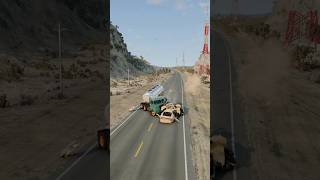 Realistic Highway Car Crashes 60  beamngdrive [upl. by Gildas]