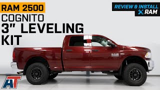 20142023 4WD RAM 2500 Cognito Motorsports 3quot Performance Leveling Kit Review amp Install [upl. by Auoz]