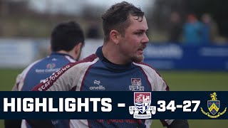 Match Highlights  Scarborough 3427 Old Crossleyans [upl. by Crescen]