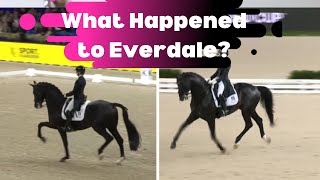 What Happened To Everdales Tail Ridden By Charlotte Fry In The Grand Prix Dressage Test [upl. by Eemaj]