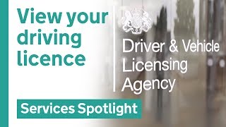 View your driving licence on GOVUK [upl. by Aicilra300]