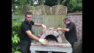 Homemade Easy Outdoor Pizza Oven DIY [upl. by Hartzel749]