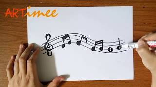 How to Draw Music Notes [upl. by Mcmillan916]