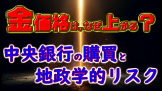 金価格はなぜ上がる？中央銀行の購買と地政学的リスク [upl. by Aciraa346]