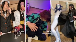 Demon slayer TikTok Anime funny cosplay 3 [upl. by Novhaj686]