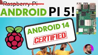 Running Android 14 on Raspberry pi 5  Tutorial [upl. by Ayikahs936]