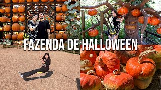 COMO É UMA FAZENDA DE HALLOWEEN NOS EUA 🎃 [upl. by Aitnic]