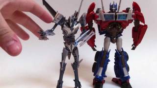 Transformers Video Review  Transformers Prime Starscream Français [upl. by Llerot509]