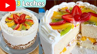 🔴3Leches PASTEL Húmedo y ESPONJADITORECETA COMPLETADulce Hogar Recetas💕 [upl. by Imhsar]