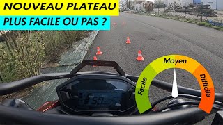 Plateau 2020  plus facile ou plus dur Janalyse le parcours du permis moto [upl. by Brause385]