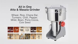 Automatic flour mill and spices grinder chakki for easy everyday milling at home [upl. by Dorise212]