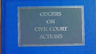 ODGERS ON CIVIL COURT ACTIONS UNIVERSITY MOBILE  marcel jude [upl. by Ettereve]