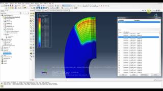 Disc brake coupled tempdisplacement analysis tutorial IIIIV [upl. by Ahsenroc]