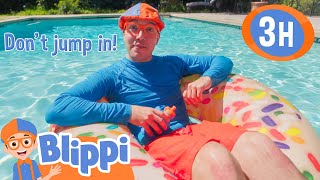 Blippis Pool Party Prep  BLIPPI  Kids TV Shows  Cartoons For Kids  Fun Anime  Popular video [upl. by Wickham249]