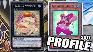 YUGIOH TOADALLY AWESOME AQUAACTRESS DECK PROFILE MARCH 2017 Ft Jam1TCG [upl. by Yllak]