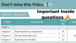 ZOOLOGY UNIT 1 fully✨ Imp Inside questions❗12th Tamil [upl. by Yuh]