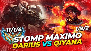 🩸¡DARIUS TOP 1 MUNDO vs QIYANA TOP 1 LAS TERMINÓ DESTRUIDA [upl. by Wong]