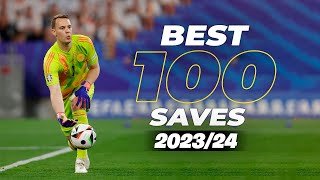 Best 100 Goalkeeper Saves 2024 HD [upl. by Yahsram407]