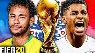 THE EPIC WORLD CUP 2022 FINAL VS BRAZIL WORLD CHAMPIONS FIFA 20 ENGLAND CAREER MODE 3 [upl. by Nylirem159]