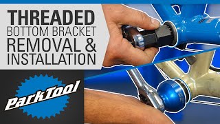 How to Remove and Install Bottom Brackets  Threaded Shell BSA T47 Cartridge etc [upl. by Orose]