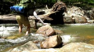 Spring Streams Solo Backpacking w Cold Steel AK47 MSR Pocket Rocket Wet Fire etc [upl. by Alioz533]