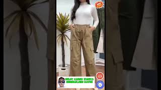 Kulot Cargo Wanita Katun Twill Kombet Street [upl. by Grearson]