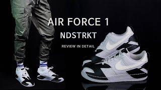 나이키 신발 에어포스1 NDSTRKT 실착 리뷰실측 사이즈팁 굽높이 amp 코디영상 AIR FORCE 1 NDSTRKT REVIEW IN DETAIL CZ3596100 [upl. by Abbott]