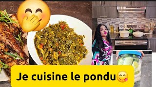 DU NOUVEAU DANS MA CUISINE JE CUISINE LE POUNDU recette congolaise ASTUCES recipe cooking [upl. by Rutter]