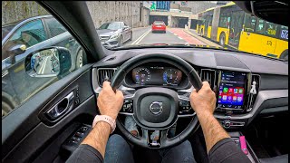 2020 Volvo XC60 R Design D4 190HP 0100 POV Test Drive 2064 Joe Black [upl. by Anagnos]