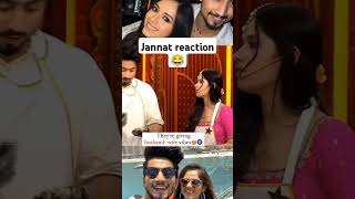 Jannat reaction 😂 viralvideo youtubeshorts trending fainatcutemoment jannatzubair faisu love [upl. by Nylloc787]