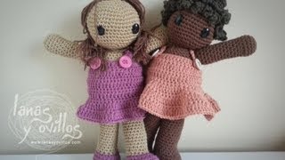 Tutorial Vestido Muñeca Amigurumi Paso a Paso en Español [upl. by Wyne202]