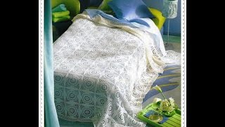 Crochet Patterns for free crochet bedspread 1712 [upl. by Acilef231]