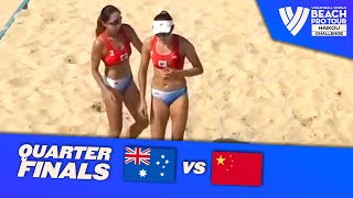 ClancyJohnson vs Wang X XJ Dong  Quarter Finals Highlights  Haikou 2024 BeachProTour [upl. by Hentrich]