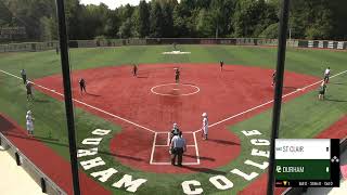 OCAA Womens Softball 🥎 St Clair  Durham 20240922 [upl. by Leiru799]