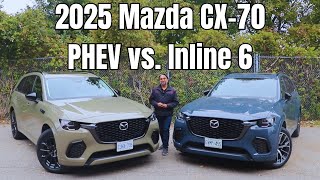 2025 Mazda CX70  PHEV vs Inline 6 [upl. by Eehc]