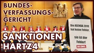 Hartz4 Sanktionen Das Bundesverfassungsgericht muss entscheiden [upl. by Genovera]