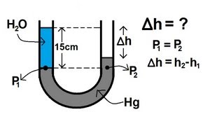 Physics 33  Fluid Statics 7 of 10 Pressure Gauge [upl. by Arta319]