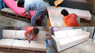 how to repair old sofa at homeSofa repair kaise karenSofa Repairing At Home [upl. by Portugal]