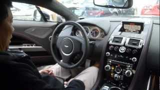 2012 Aston Martin Rapide engine start amp interior [upl. by Elinnet]