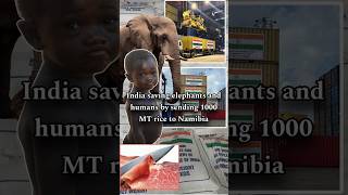 India sent humitarian aid to namabia and Zimbabwe where European countries shorts [upl. by Emiolhs]