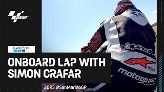 A spin around Misano with Simon Crafar 🎥  2023 SanMarinoGP 🇸🇲 GoPro Lap [upl. by Omrelliug]