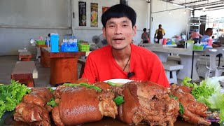 Challenge to eat 8kg of soft stewed pork trotters dipped in May spirit sauce Mukbang [upl. by Tertius]