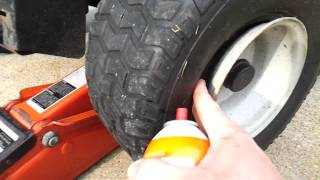 First attempt mounting a tire on its rim by fire [upl. by Assiral]