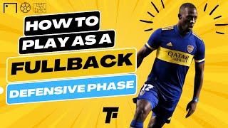 How to Play as a Fullback in the Defensive PhaseTips for Success in 2023  Footy Tactics [upl. by Nekcerb294]