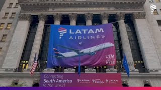 LATAM de vuelta en la Bolsa de Nueva York [upl. by Fornof]