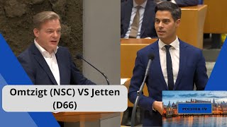 Omtzigt NSC CLASHT met Jetten D66 quotDe tijd van DICHTGETIMMERDE akkoorden is VOORBIJquot [upl. by Diane642]