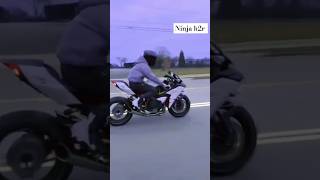 Kawasaki Ninja h2r top speed ninja h2r shorts youtube [upl. by Ttenrag]