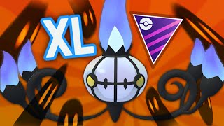 XL POLTERGEIST CHANDELURE MELTS THROUGH THE OPEN MASTER LEAGUE  Pokemon GO Battle League [upl. by Risa]