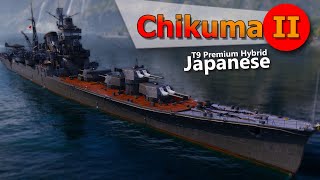 Chikuma 2 Review  World of Warships [upl. by Nahrut603]